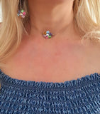 Flowers collana collarino