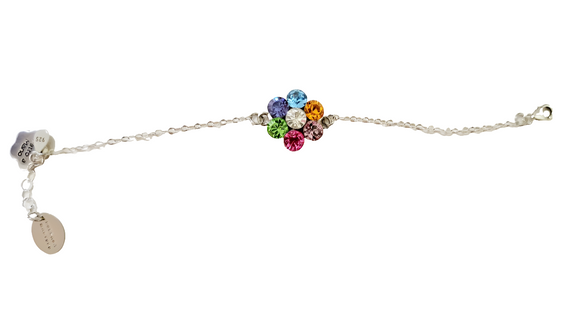 Flowers bracciale argento