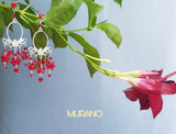 Murano Rosso orecchini