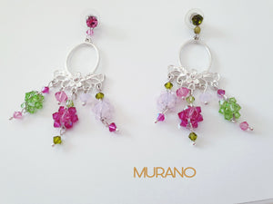 Murano Rosso orecchini