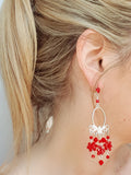 Murano Rosso orecchini